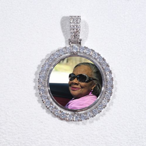 3D Spinning 2-Faced Custom Picture Pendant