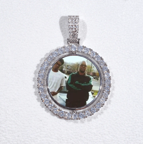 3D Spinning 2-Faced Custom Picture Pendant