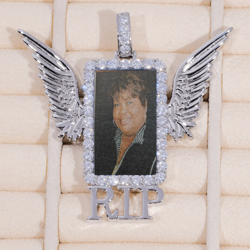 RIP WING 3D CUSTOM PICTURE PENDANT