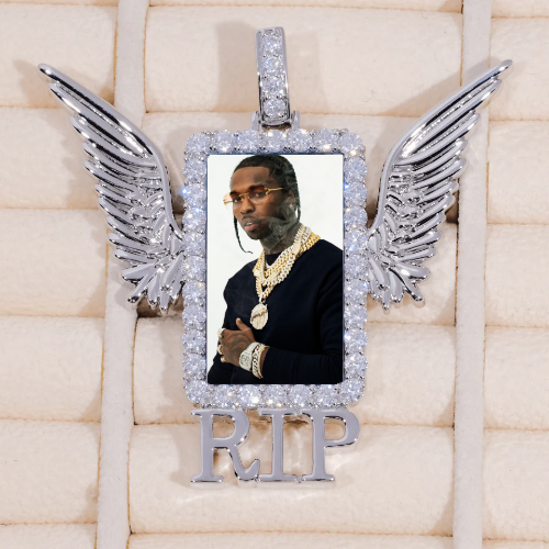 RIP WING 3D CUSTOM PICTURE PENDANT