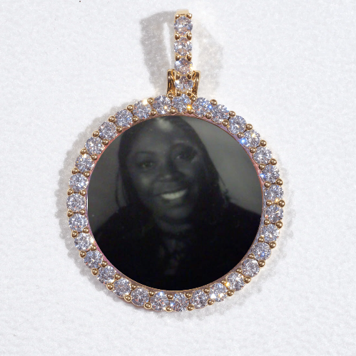 3D CIRCLE CUSTOM PICTURE PENDANT SMALL SIZE