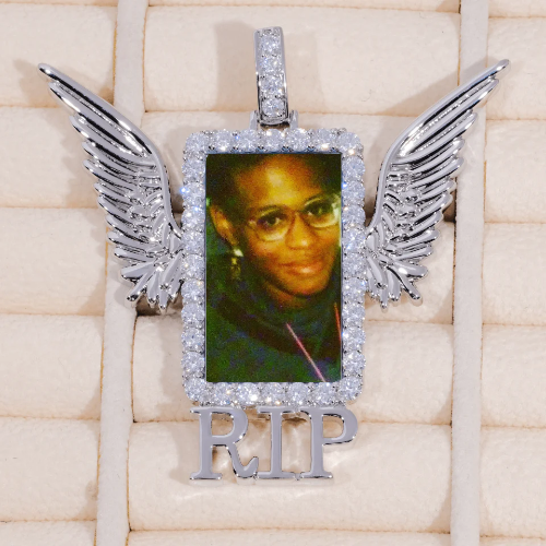 RIP WING 3D CUSTOM PICTURE PENDANT