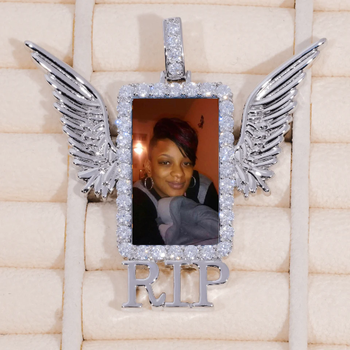 RIP WING 3D CUSTOM PICTURE PENDANT