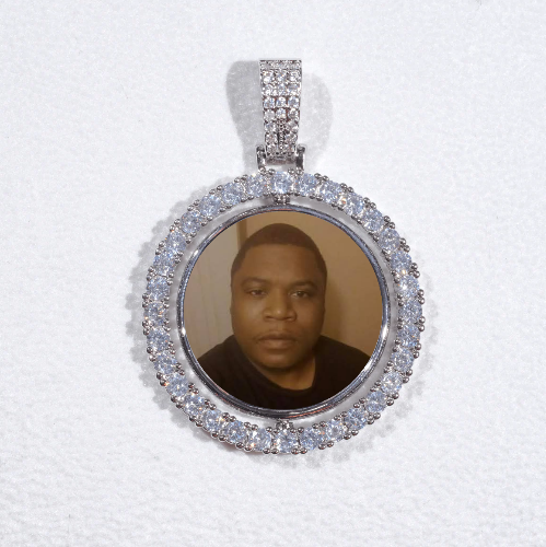 3D Spinning 2-Faced Custom Picture Pendant