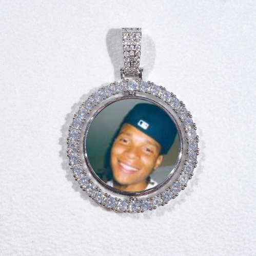 3D Spinning 2-Faced Custom Picture Pendant