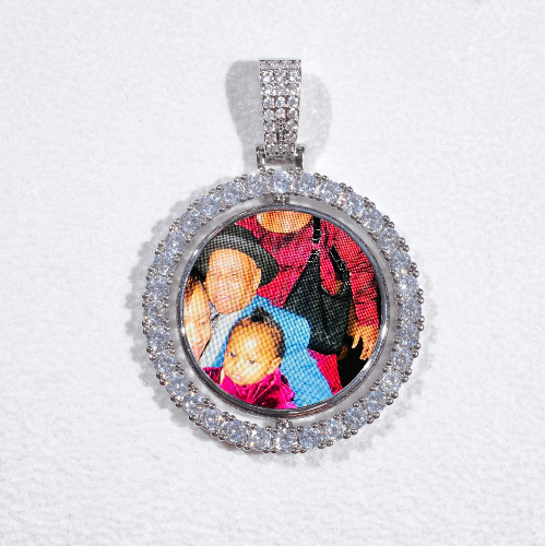 3D Spinning 2-Faced Custom Picture Pendant