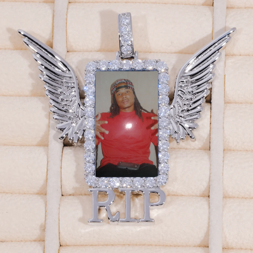RIP WING 3D CUSTOM PICTURE PENDANT