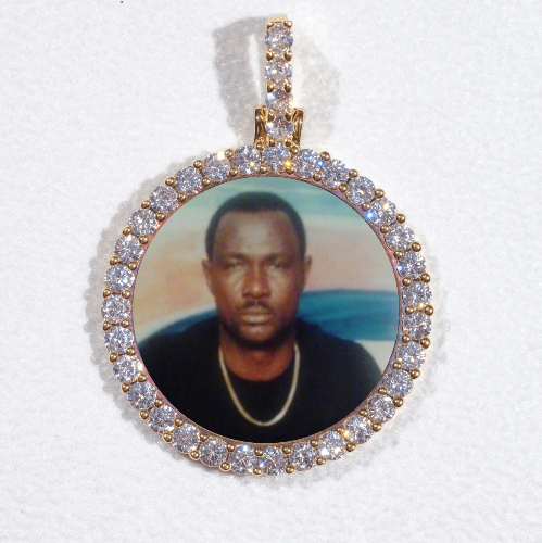 3D CIRCLE CUSTOM PICTURE PENDANT SMALL SIZE