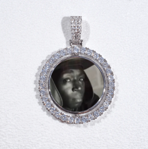 3D Spinning 2-Faced Custom Picture Pendant
