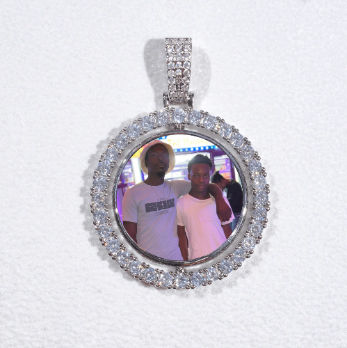 3D Spinning 2-Faced Custom Picture Pendant
