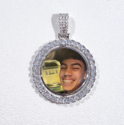3D Spinning 2-Faced Custom Picture Pendant