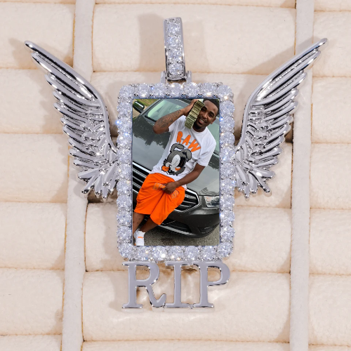 RIP WING 3D CUSTOM PICTURE PENDANT