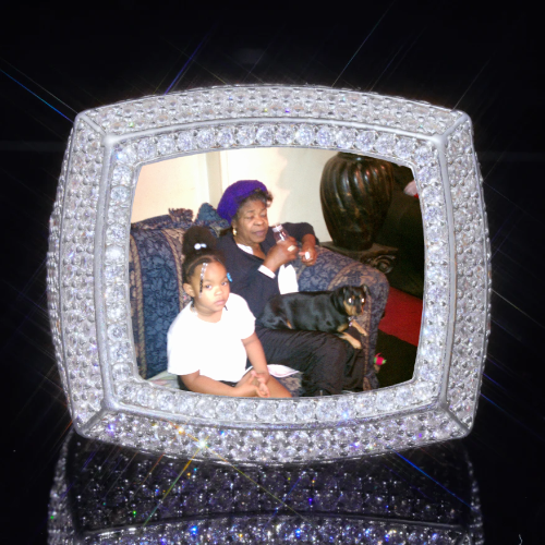 3D CUSTOM PICTURE ICED RING