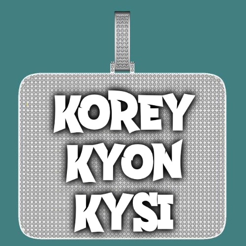 CUSTOM LETTER NECKLACE 3D BIG SQUARE
