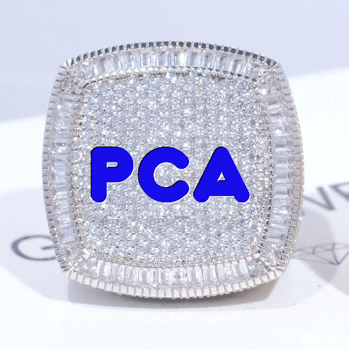 CUSTOM LETTER 3D ICED RING