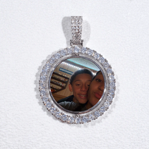 3D Spinning 2-Faced Custom Picture Pendant