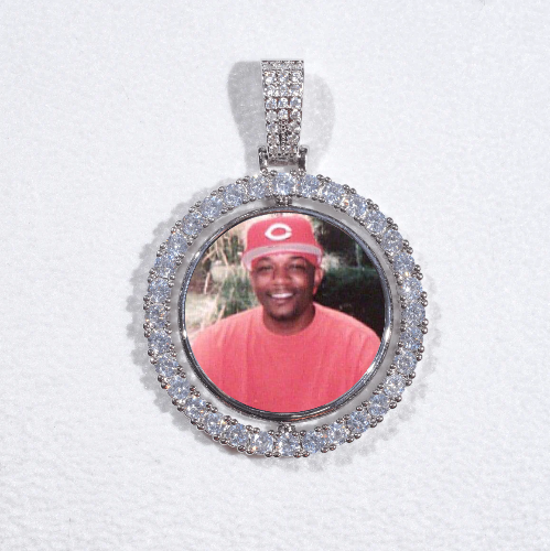 3D Spinning 2-Faced Custom Picture Pendant