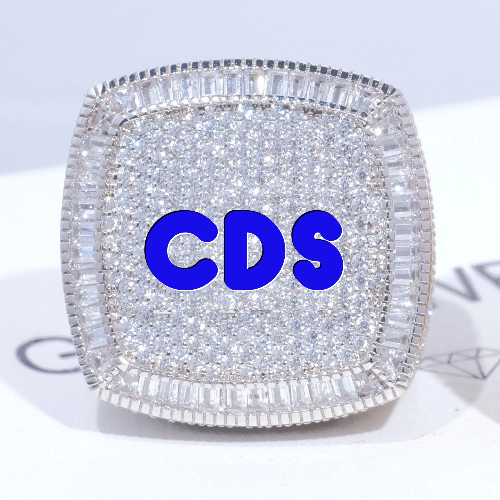 CUSTOM LETTER 3D ICED RING