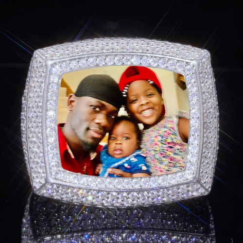 3D CUSTOM PICTURE ICED RING