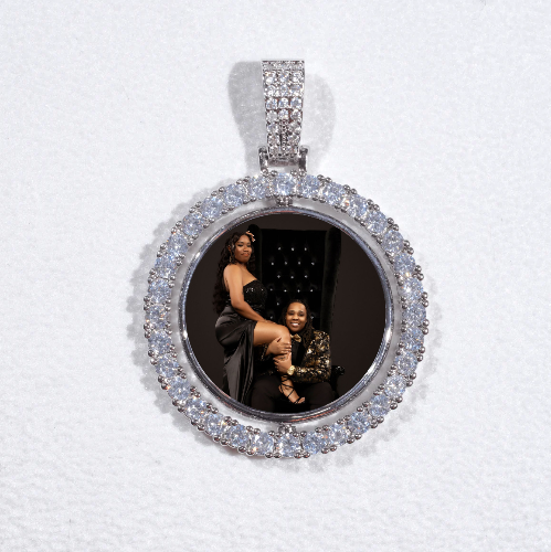 3D Spinning 2-Faced Custom Picture Pendant