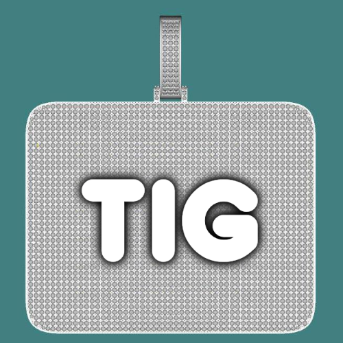 CUSTOM LETTER NECKLACE 3D BIG SQUARE