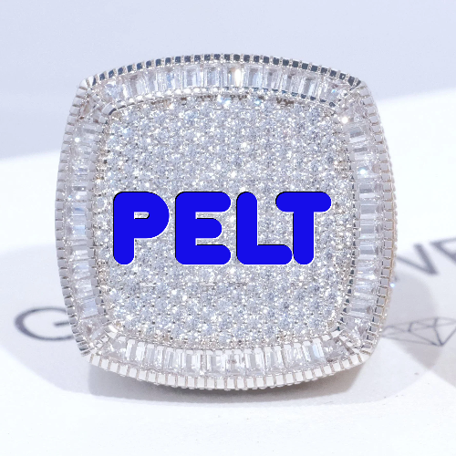 CUSTOM LETTER 3D ICED RING