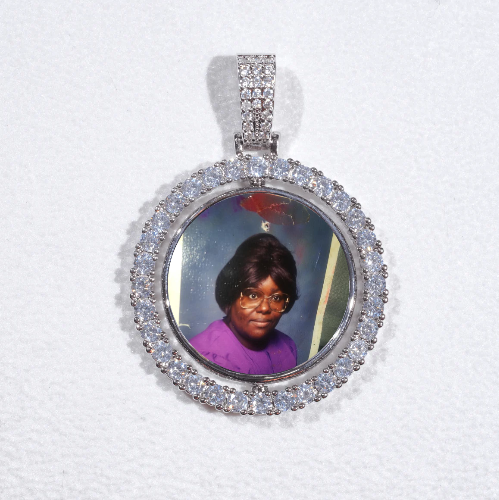 3D Spinning 2-Faced Custom Picture Pendant