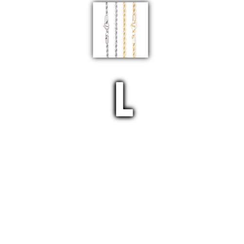 Custom Letters Baguette Two Layer Necklace