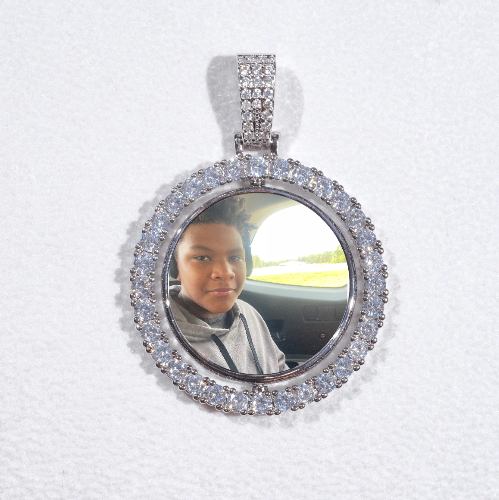 3D Spinning 2-Faced Custom Picture Pendant