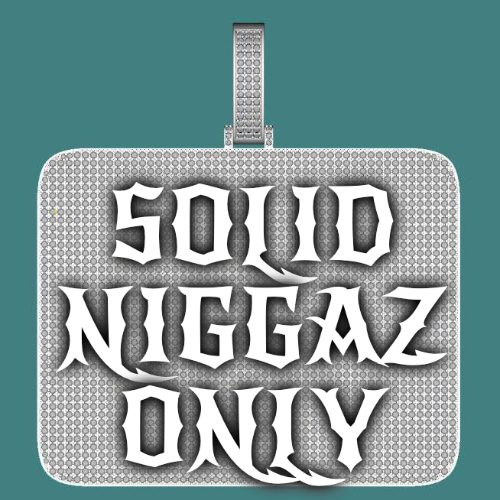 CUSTOM LETTER NECKLACE 3D BIG SQUARE