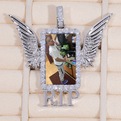 RIP WING 3D CUSTOM PICTURE PENDANT
