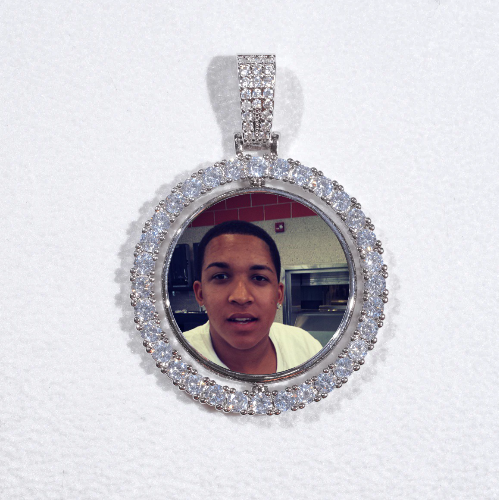 3D Spinning 2-Faced Custom Picture Pendant