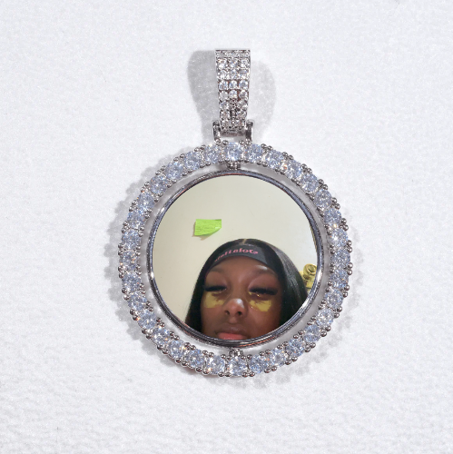3D Spinning 2-Faced Custom Picture Pendant