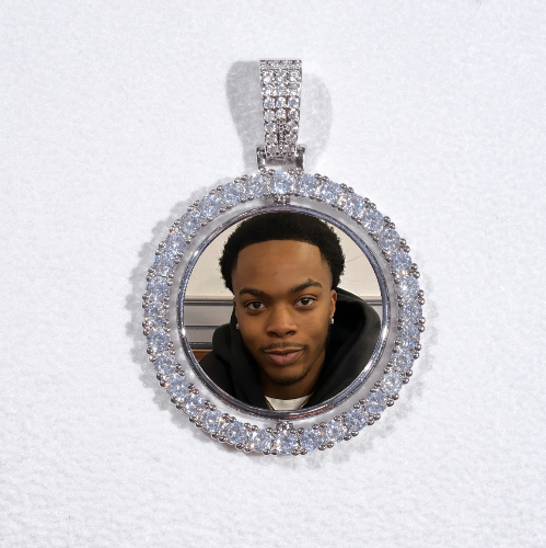 3D Spinning 2-Faced Custom Picture Pendant