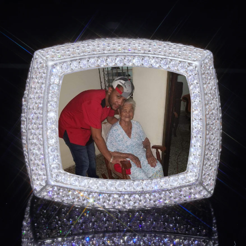 3D CUSTOM PICTURE ICED RING