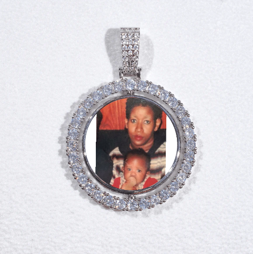 3D Spinning 2-Faced Custom Picture Pendant