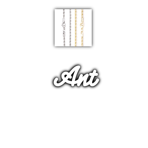 Script Custom Letter Necklace