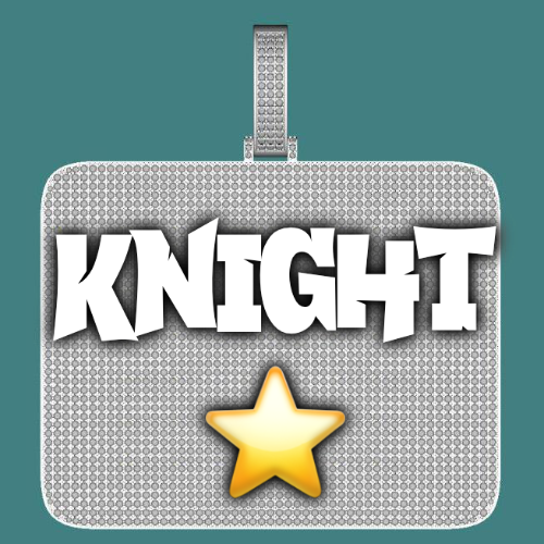 CUSTOM LETTER NECKLACE 3D BIG SQUARE
