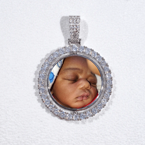 3D Spinning 2-Faced Custom Picture Pendant