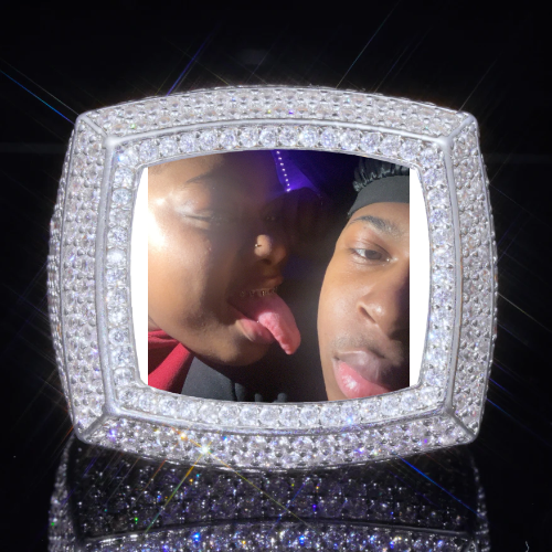 3D CUSTOM PICTURE ICED RING
