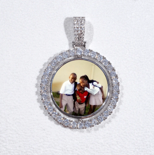 3D Spinning 2-Faced Custom Picture Pendant