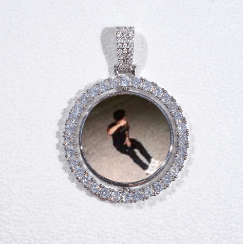 3D Spinning 2-Faced Custom Picture Pendant