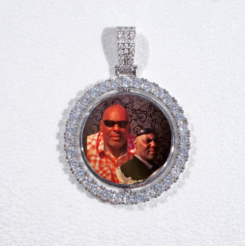 3D Spinning 2-Faced Custom Picture Pendant