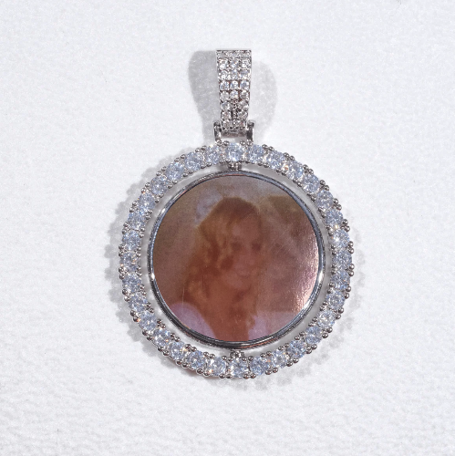 3D Spinning 2-Faced Custom Picture Pendant