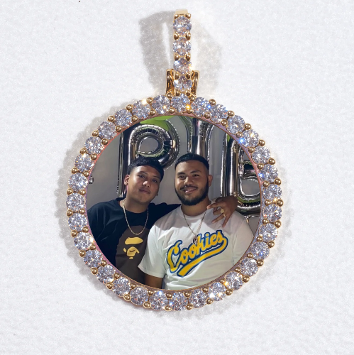 3D CIRCLE CUSTOM PICTURE PENDANT SMALL SIZE