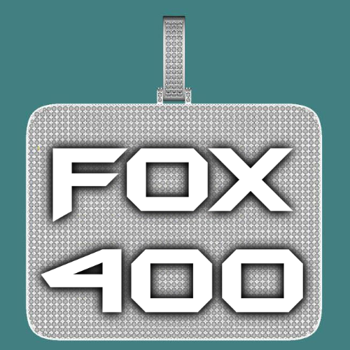CUSTOM LETTER NECKLACE 3D BIG SQUARE