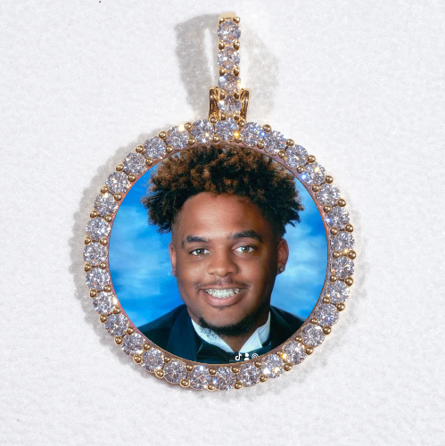 3D CIRCLE CUSTOM PICTURE PENDANT SMALL SIZE
