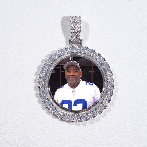 3D Spinning 2-Faced Custom Picture Pendant