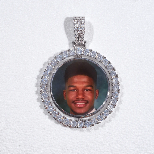 3D Spinning 2-Faced Custom Picture Pendant