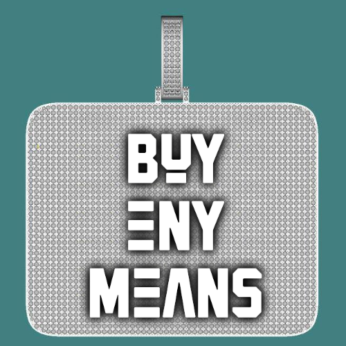 CUSTOM LETTER NECKLACE 3D BIG SQUARE